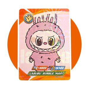 Labubu Game Collection Trading Card (KK56): Pink Elf Monster Troll, LABU-056